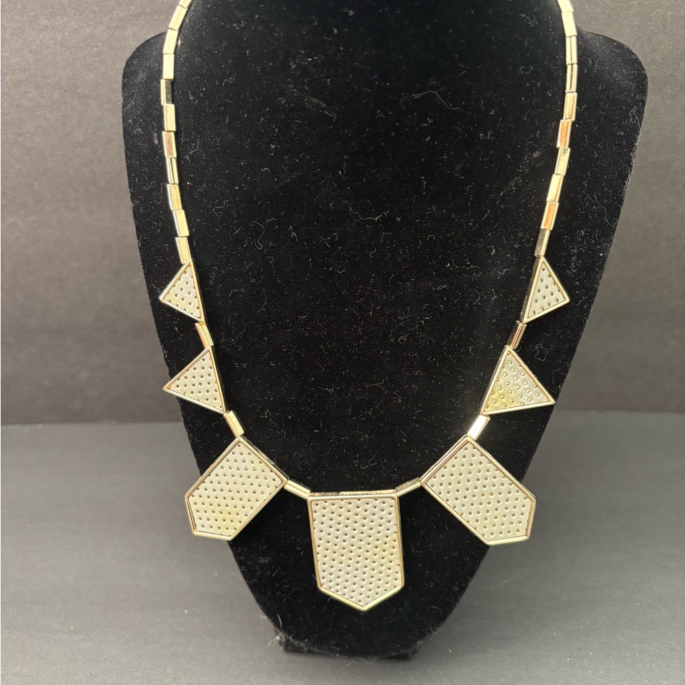 House of Harlow 1960 Gold Geometric Necklace